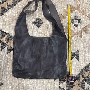 Bed Stu Black Leather Shoulder Bag